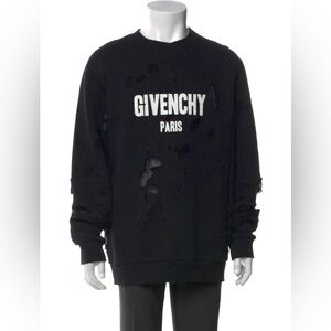 Givenchy Distressed Sweatshirt Sz XS